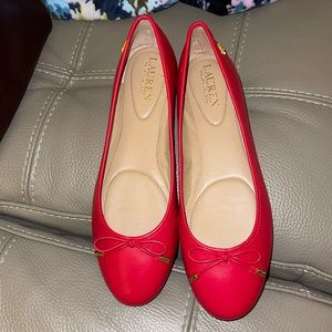 Ralph Lauren red flats